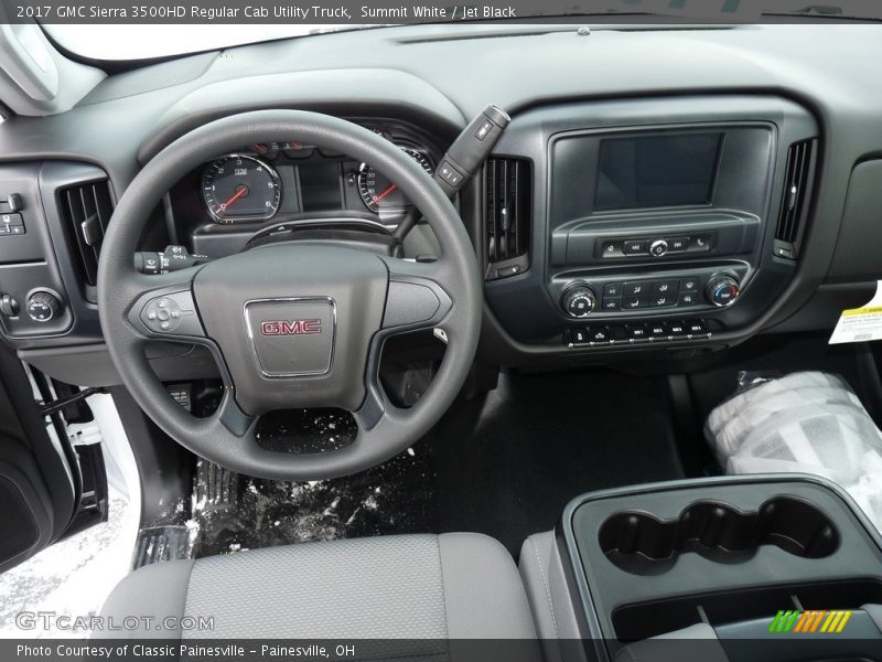 Summit White / Jet Black 2017 GMC Sierra 3500HD Regular Cab Utility Truck