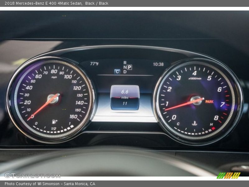  2018 E 400 4Matic Sedan 400 4Matic Sedan Gauges