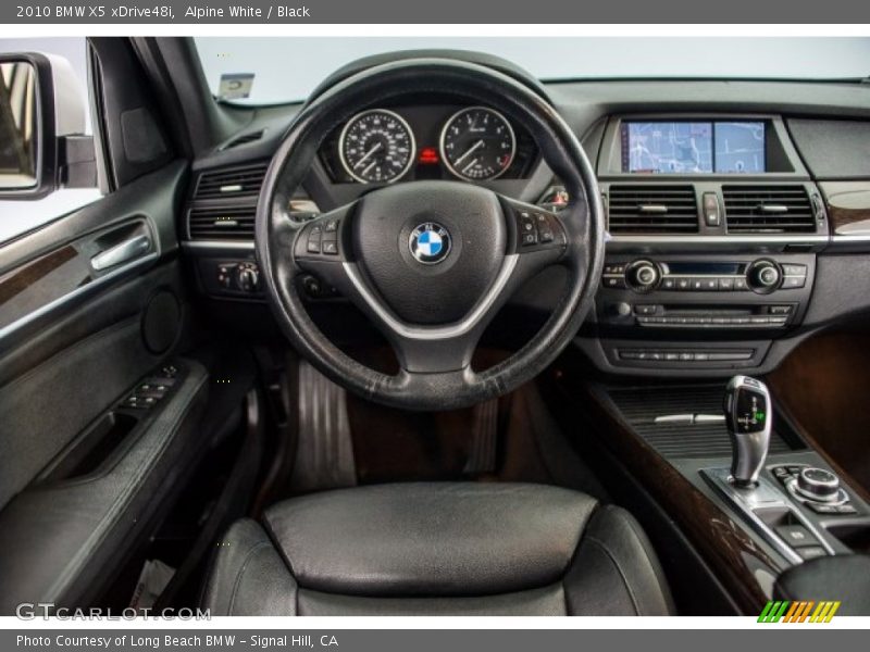 Alpine White / Black 2010 BMW X5 xDrive48i