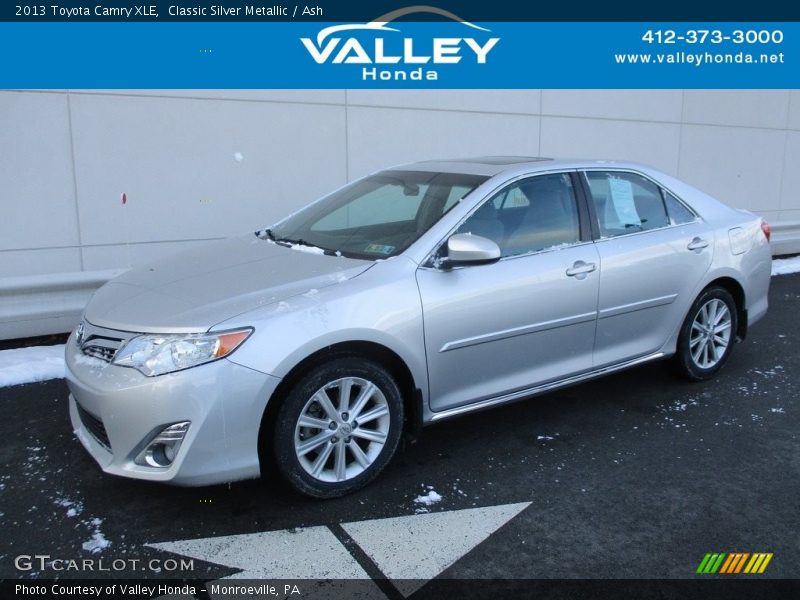 Classic Silver Metallic / Ash 2013 Toyota Camry XLE