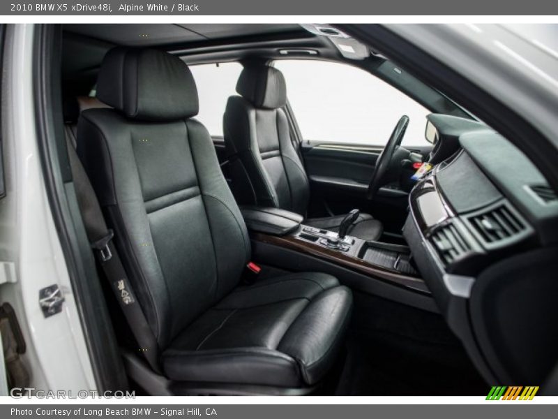 Alpine White / Black 2010 BMW X5 xDrive48i