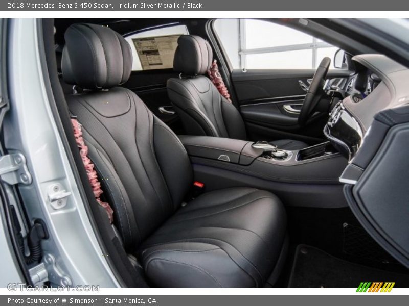 Iridium Silver Metallic / Black 2018 Mercedes-Benz S 450 Sedan