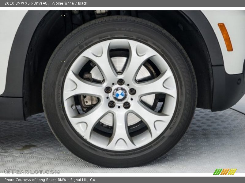 Alpine White / Black 2010 BMW X5 xDrive48i