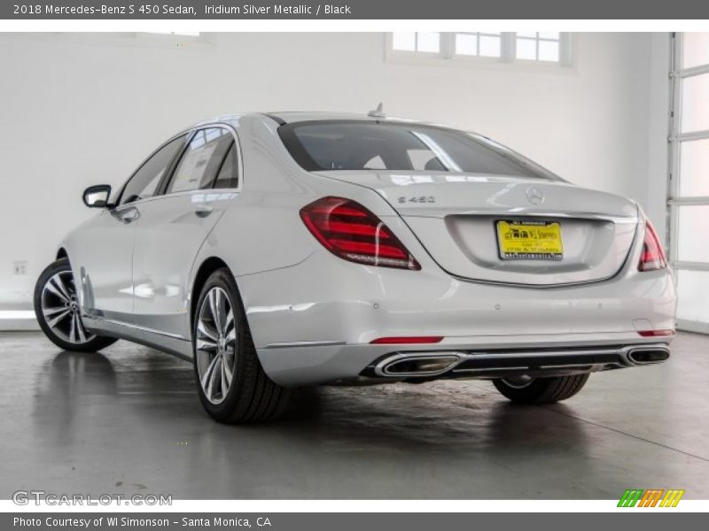 Iridium Silver Metallic / Black 2018 Mercedes-Benz S 450 Sedan