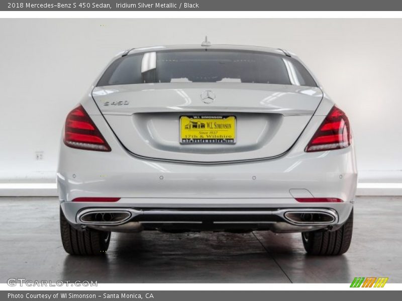 Iridium Silver Metallic / Black 2018 Mercedes-Benz S 450 Sedan