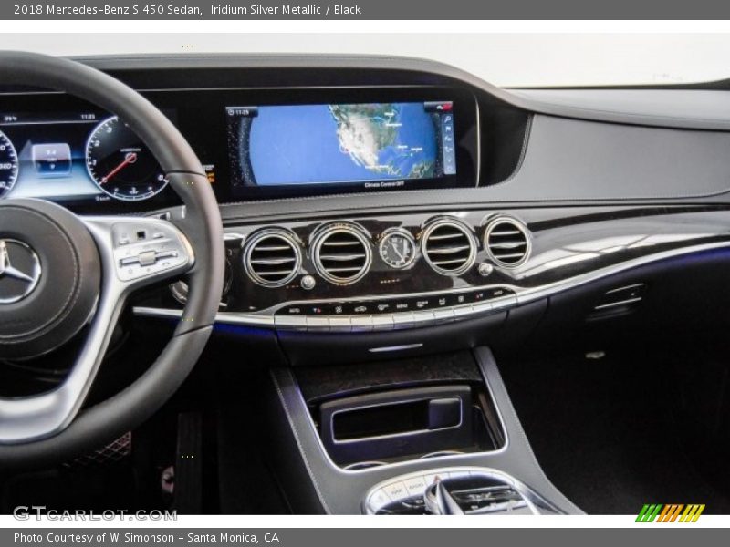 Iridium Silver Metallic / Black 2018 Mercedes-Benz S 450 Sedan
