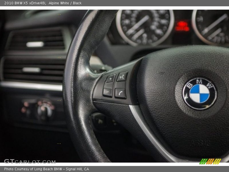 Alpine White / Black 2010 BMW X5 xDrive48i