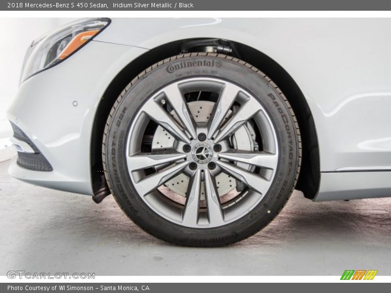 Iridium Silver Metallic / Black 2018 Mercedes-Benz S 450 Sedan