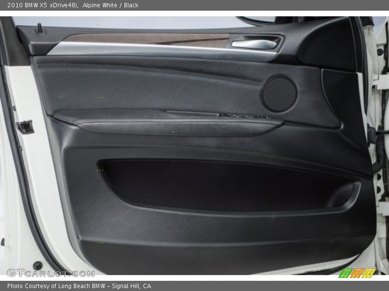 Alpine White / Black 2010 BMW X5 xDrive48i