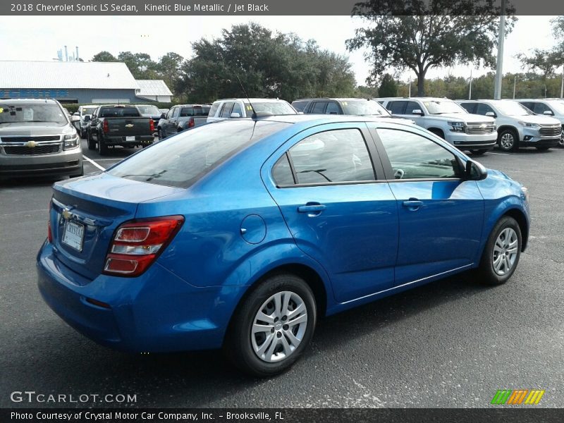 Kinetic Blue Metallic / Jet Black 2018 Chevrolet Sonic LS Sedan