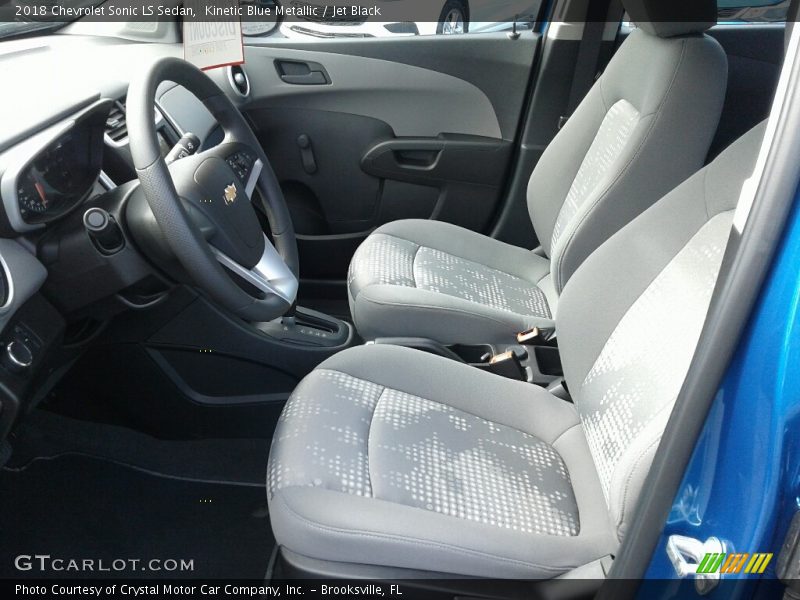 Kinetic Blue Metallic / Jet Black 2018 Chevrolet Sonic LS Sedan