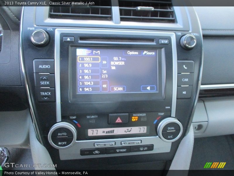 Classic Silver Metallic / Ash 2013 Toyota Camry XLE