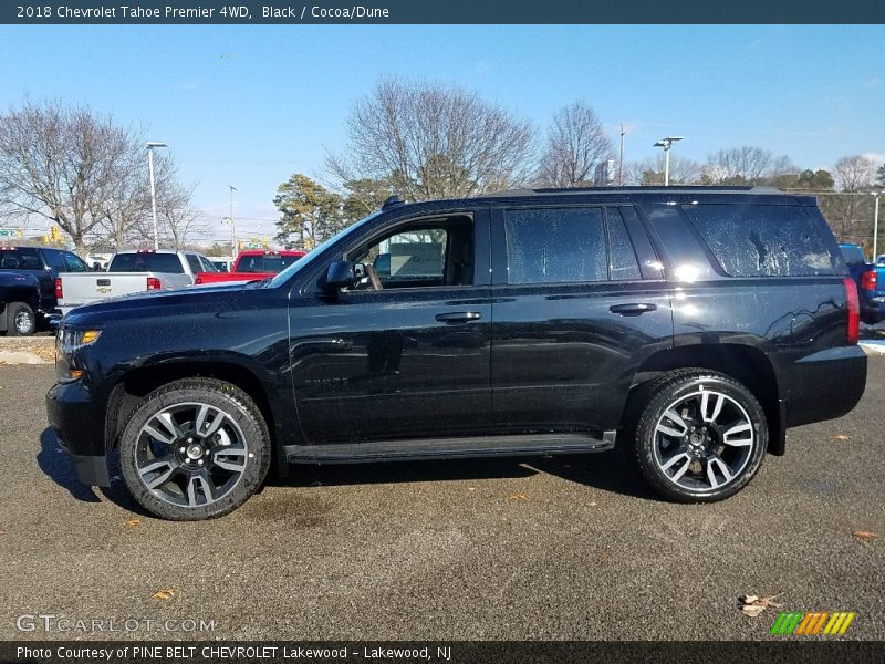 Black / Cocoa/Dune 2018 Chevrolet Tahoe Premier 4WD