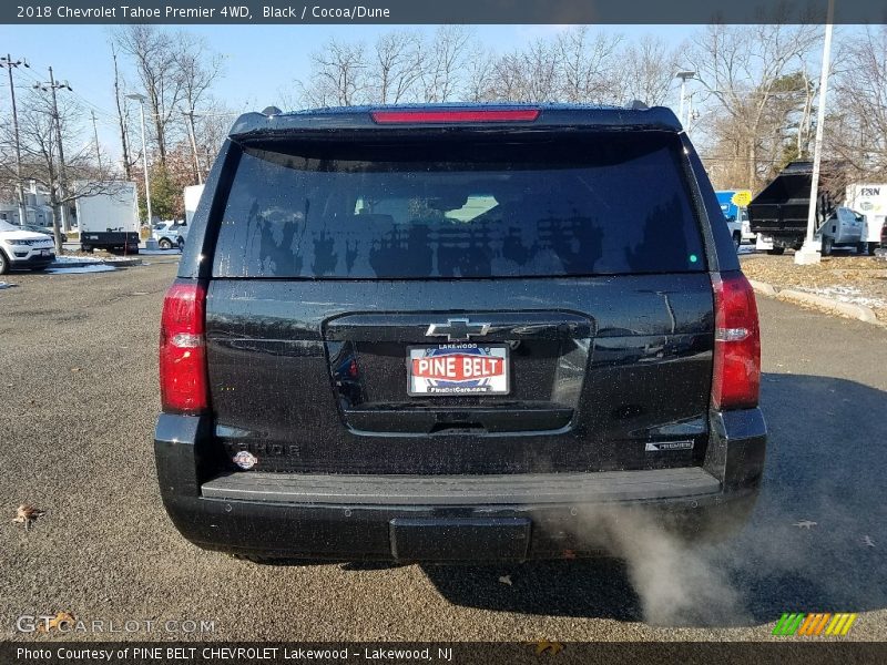 Black / Cocoa/Dune 2018 Chevrolet Tahoe Premier 4WD