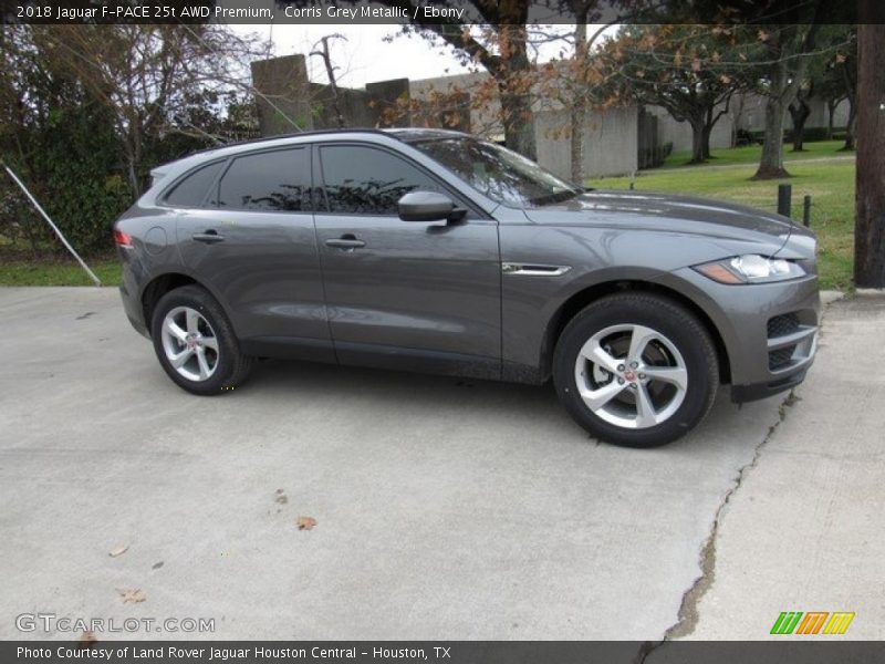 Corris Grey Metallic / Ebony 2018 Jaguar F-PACE 25t AWD Premium