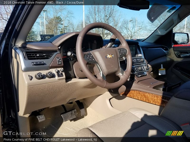 Black / Cocoa/Dune 2018 Chevrolet Tahoe Premier 4WD
