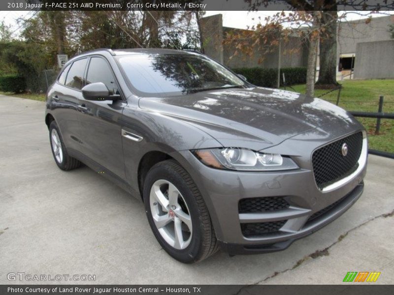 Corris Grey Metallic / Ebony 2018 Jaguar F-PACE 25t AWD Premium