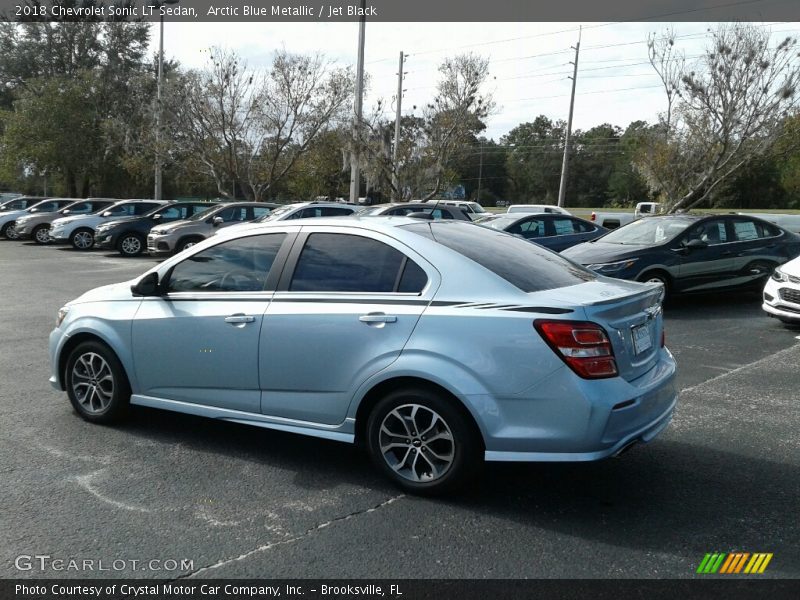 Arctic Blue Metallic / Jet Black 2018 Chevrolet Sonic LT Sedan