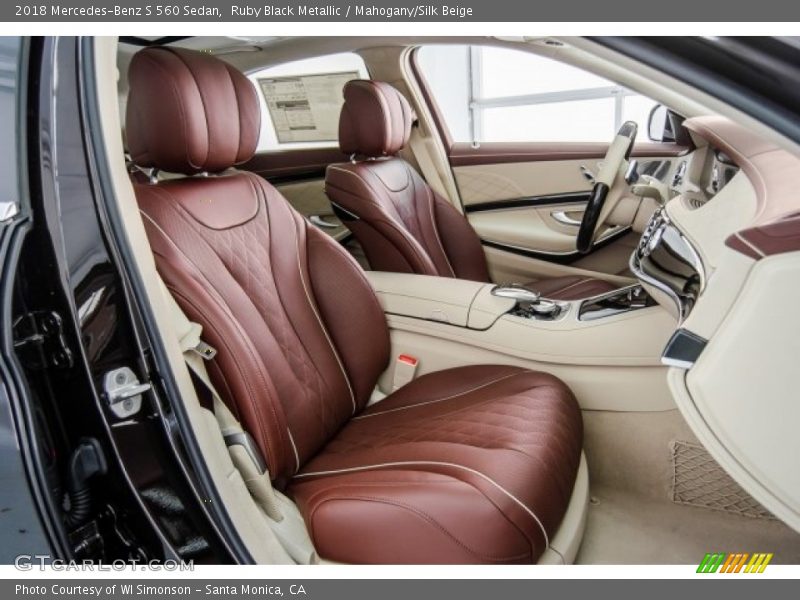  2018 S 560 Sedan Mahogany/Silk Beige Interior