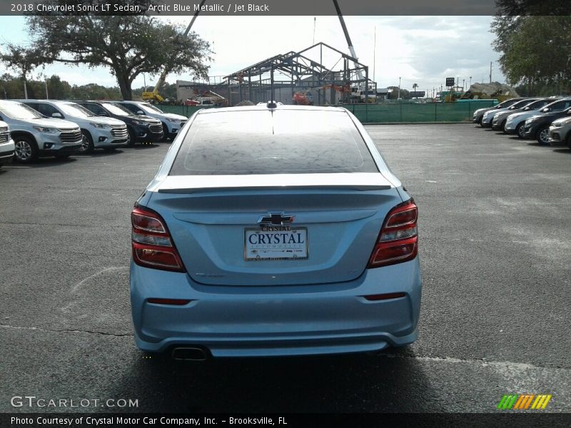 Arctic Blue Metallic / Jet Black 2018 Chevrolet Sonic LT Sedan