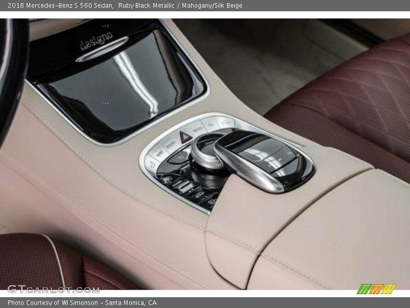 Ruby Black Metallic / Mahogany/Silk Beige 2018 Mercedes-Benz S 560 Sedan