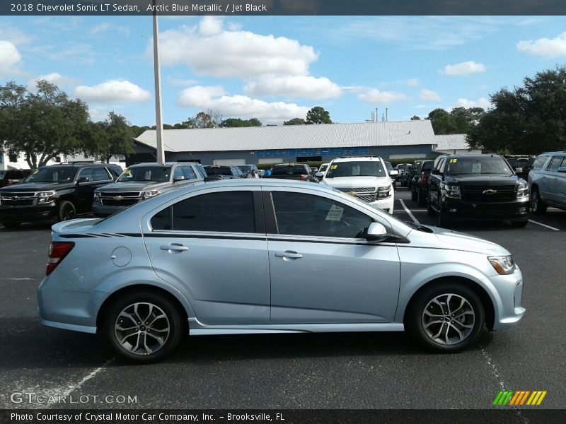 Arctic Blue Metallic / Jet Black 2018 Chevrolet Sonic LT Sedan