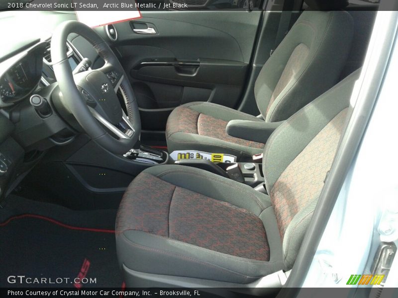 Arctic Blue Metallic / Jet Black 2018 Chevrolet Sonic LT Sedan
