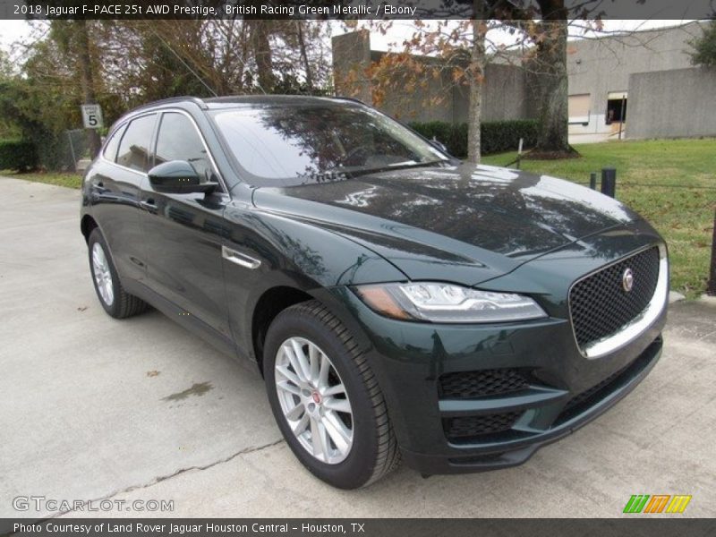 British Racing Green Metallic / Ebony 2018 Jaguar F-PACE 25t AWD Prestige