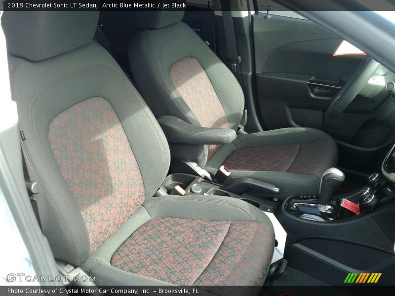 Arctic Blue Metallic / Jet Black 2018 Chevrolet Sonic LT Sedan