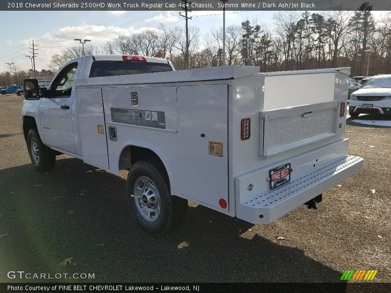 Summit White / Dark Ash/Jet Black 2018 Chevrolet Silverado 2500HD Work Truck Regular Cab 4x4 Chassis