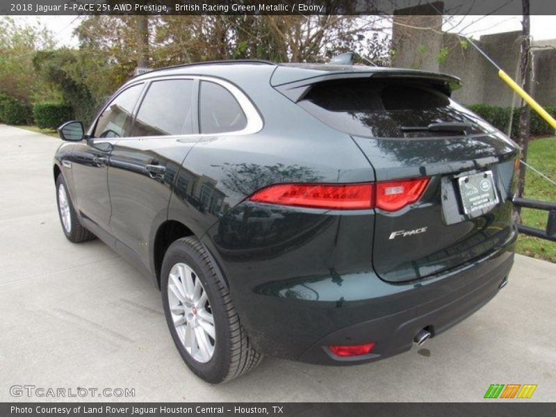 British Racing Green Metallic / Ebony 2018 Jaguar F-PACE 25t AWD Prestige