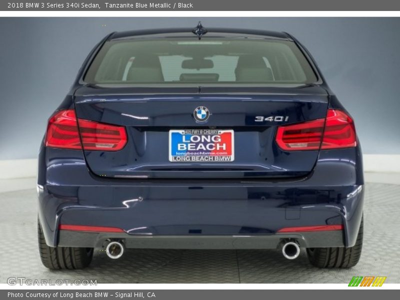 Tanzanite Blue Metallic / Black 2018 BMW 3 Series 340i Sedan