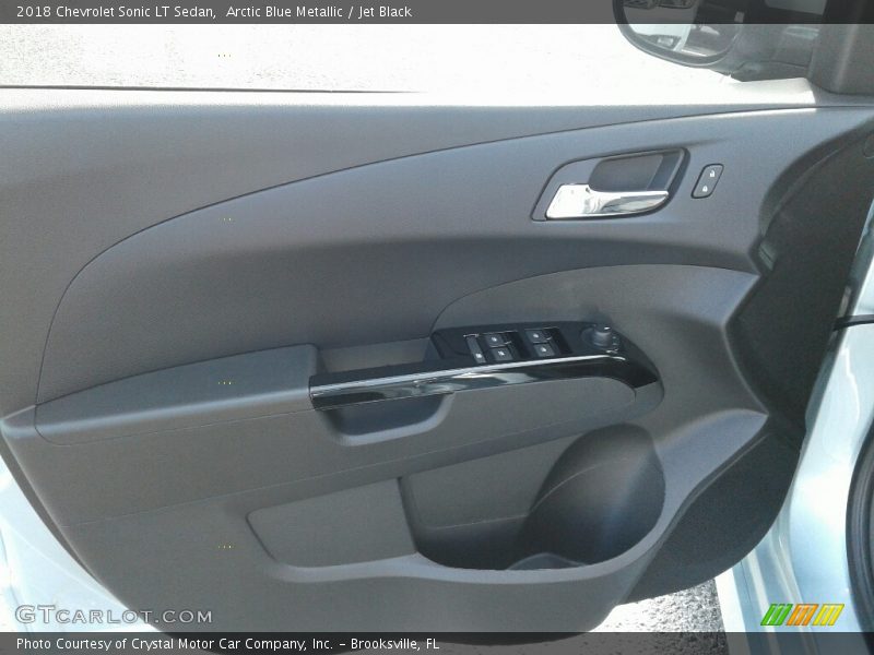 Arctic Blue Metallic / Jet Black 2018 Chevrolet Sonic LT Sedan