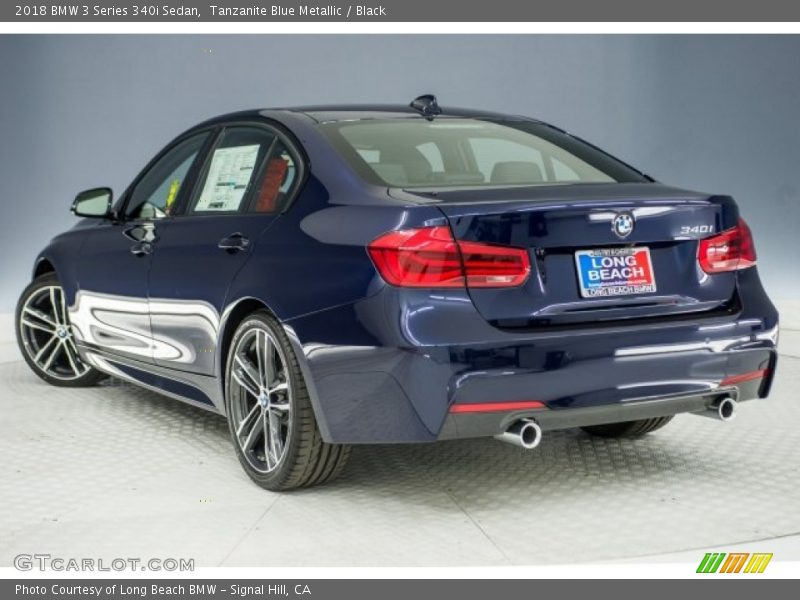 Tanzanite Blue Metallic / Black 2018 BMW 3 Series 340i Sedan