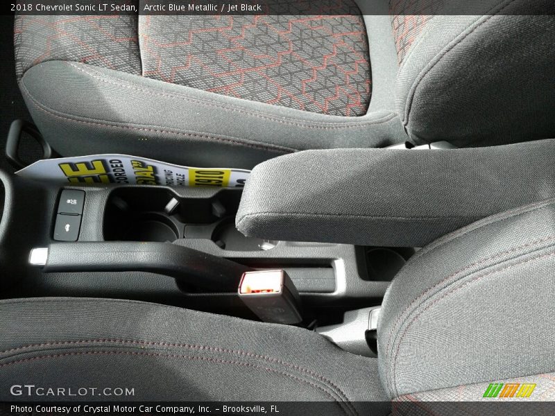 Arctic Blue Metallic / Jet Black 2018 Chevrolet Sonic LT Sedan
