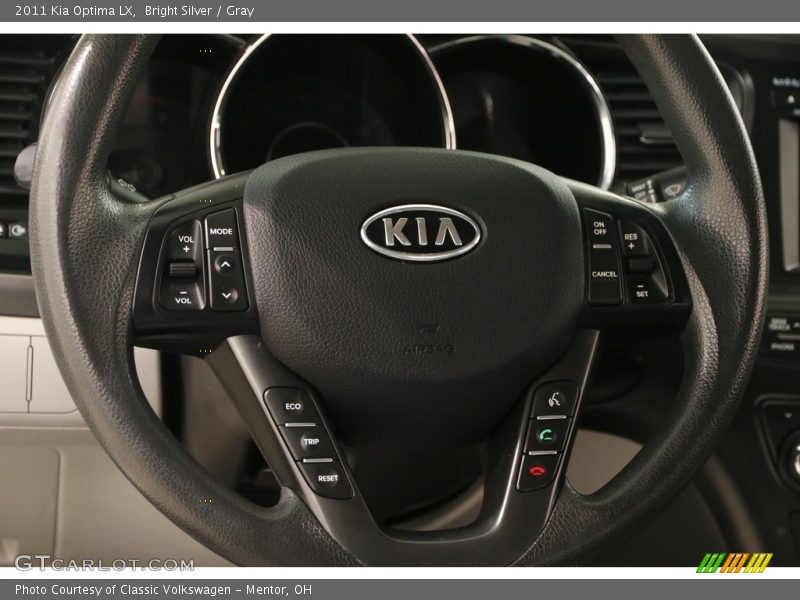 Bright Silver / Gray 2011 Kia Optima LX