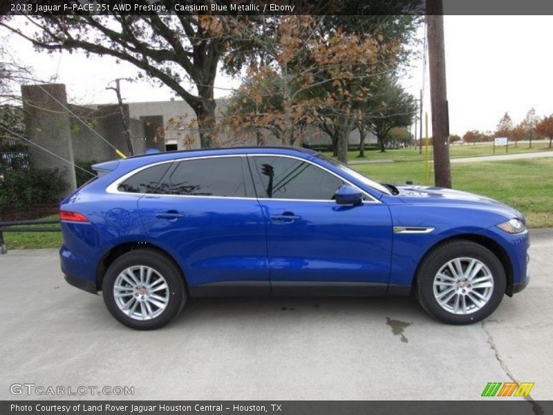 Caesium Blue Metallic / Ebony 2018 Jaguar F-PACE 25t AWD Prestige