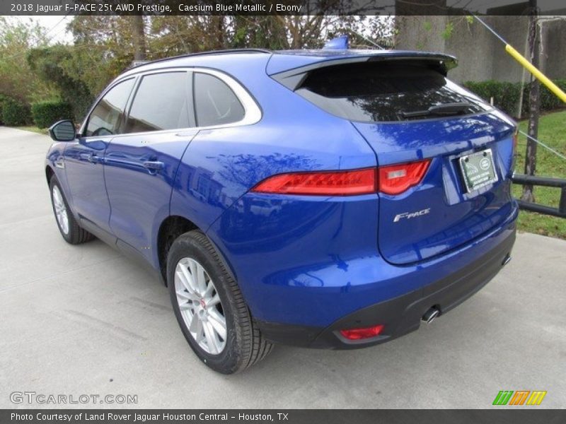 Caesium Blue Metallic / Ebony 2018 Jaguar F-PACE 25t AWD Prestige