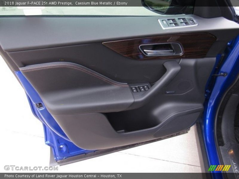 Caesium Blue Metallic / Ebony 2018 Jaguar F-PACE 25t AWD Prestige