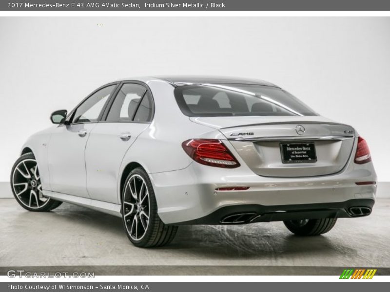 Iridium Silver Metallic / Black 2017 Mercedes-Benz E 43 AMG 4Matic Sedan