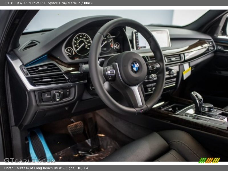 Space Gray Metallic / Black 2018 BMW X5 sDrive35i