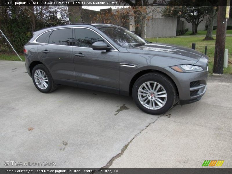 Corris Grey Metallic / Latte 2018 Jaguar F-PACE 25t AWD Prestige