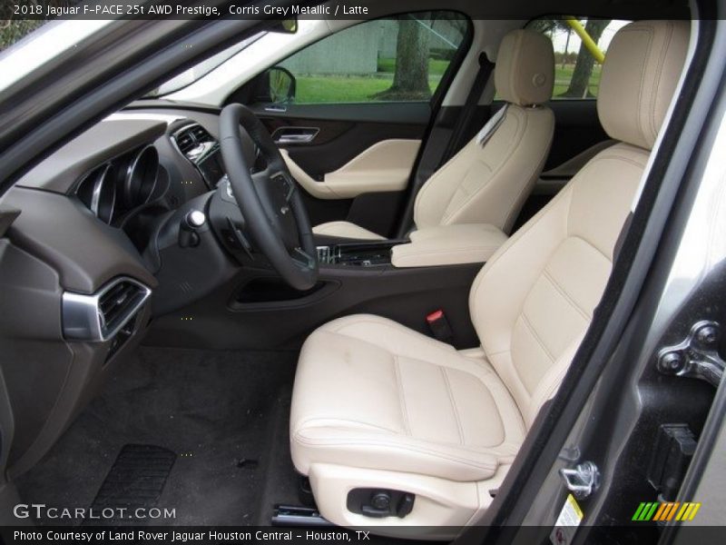 Corris Grey Metallic / Latte 2018 Jaguar F-PACE 25t AWD Prestige