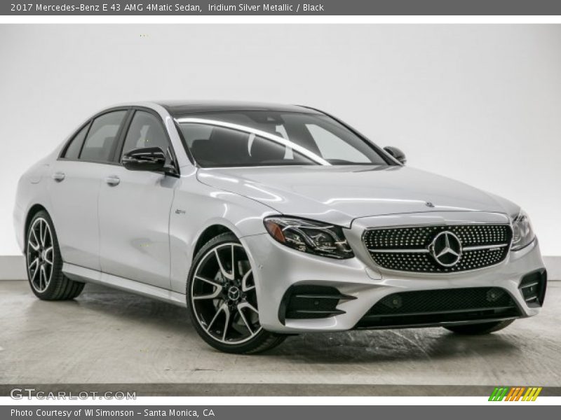 Iridium Silver Metallic / Black 2017 Mercedes-Benz E 43 AMG 4Matic Sedan