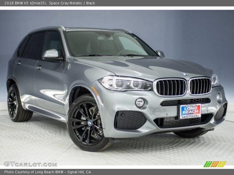 Space Gray Metallic / Black 2018 BMW X5 sDrive35i