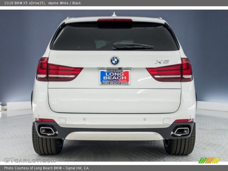 Alpine White / Black 2018 BMW X5 sDrive35i
