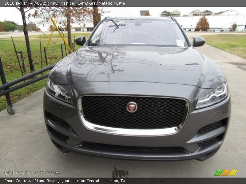 Corris Grey Metallic / Latte 2018 Jaguar F-PACE 25t AWD Prestige