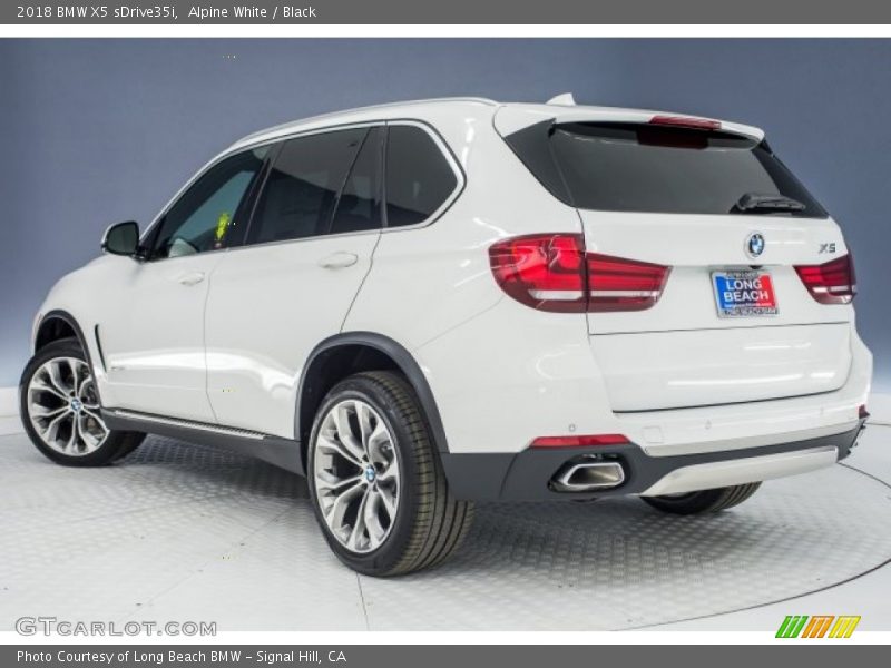 Alpine White / Black 2018 BMW X5 sDrive35i