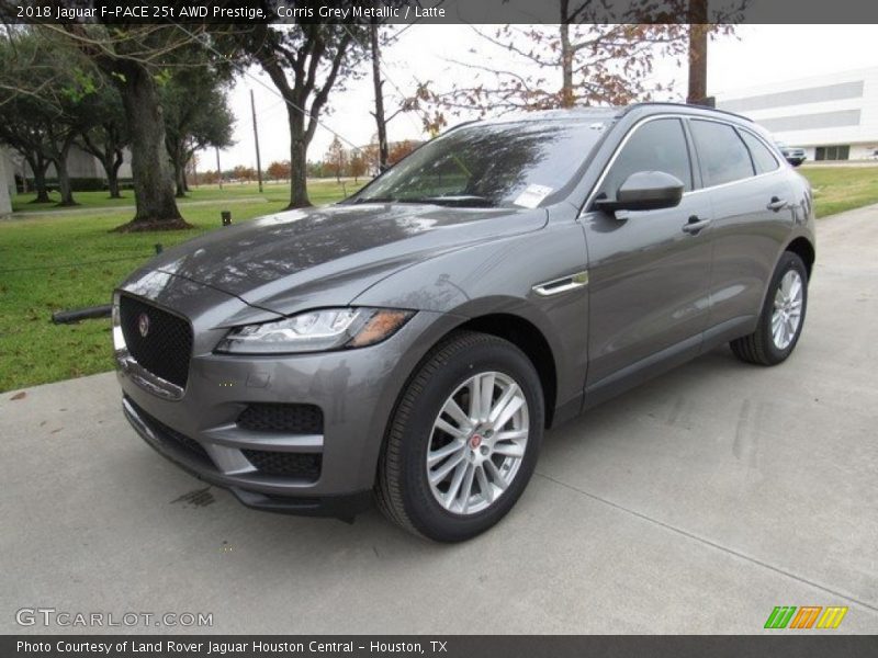 Corris Grey Metallic / Latte 2018 Jaguar F-PACE 25t AWD Prestige