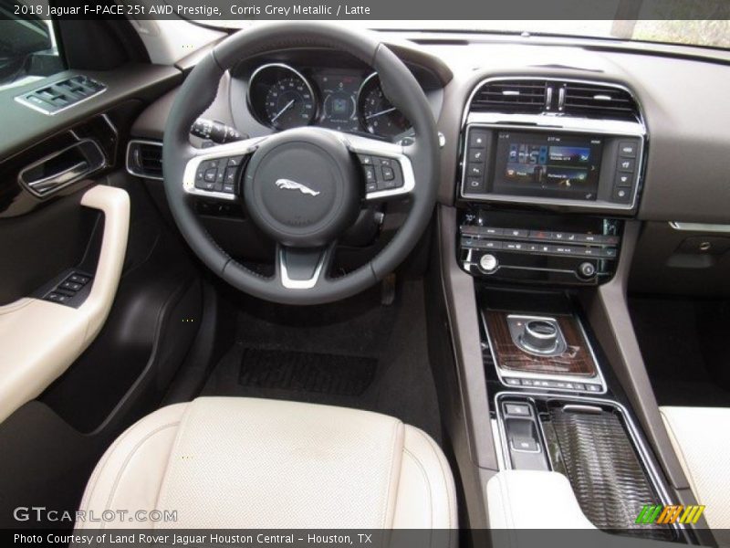 Corris Grey Metallic / Latte 2018 Jaguar F-PACE 25t AWD Prestige
